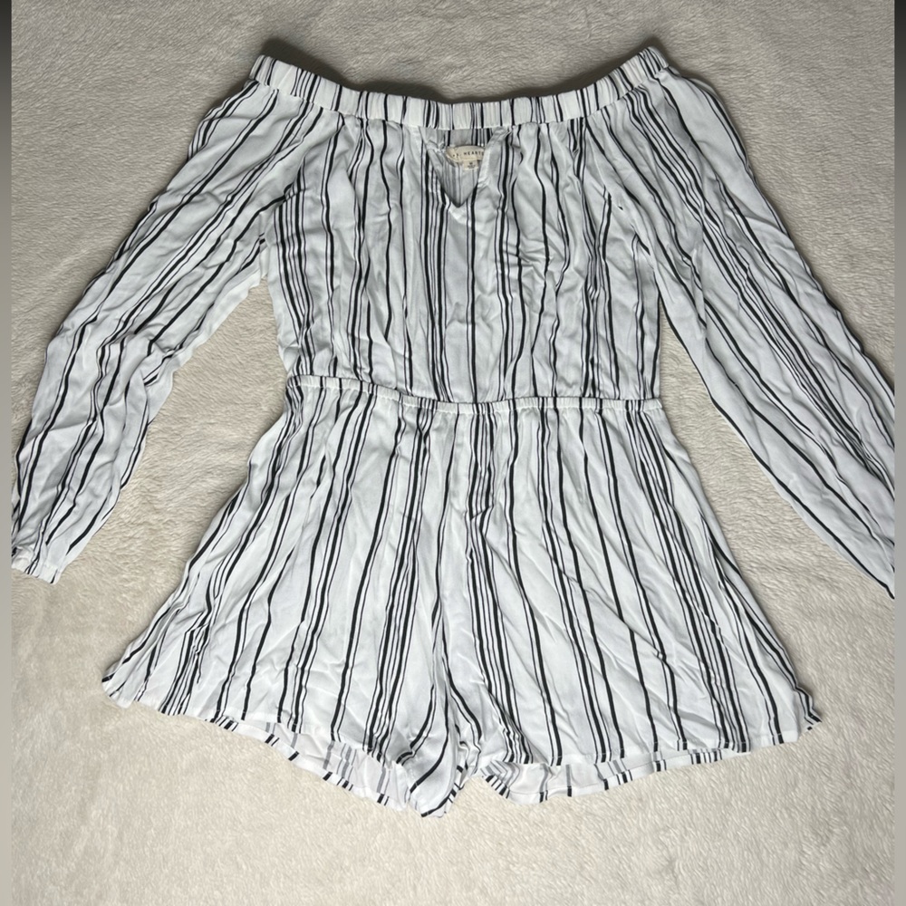 LA Hearts | Off the Shoulder Romper
